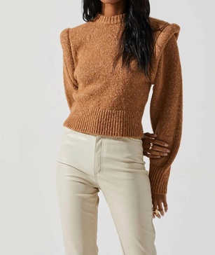 luciana sweater in camel