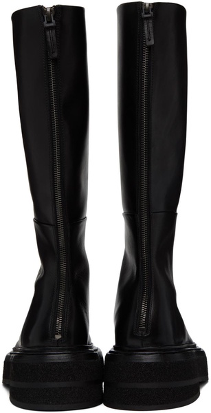 Black Flat Zuccone Boots