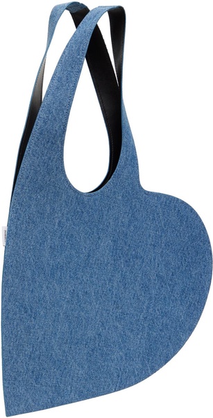 Blue Denim Mini Heart Tote