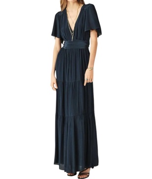 natalia maxi dress in blue