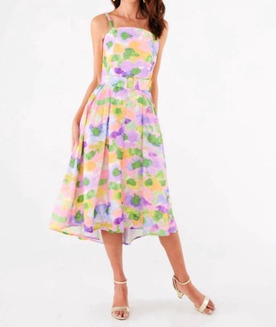 annabelle dress in floral pop