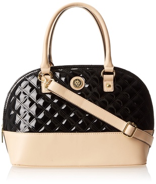 Anne Klein Sweet Debut Satchel Lg-Black/st Mm