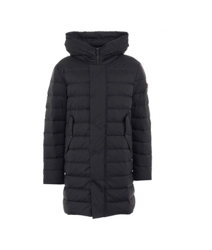 Peuterey Logo-Patch Hooded Down Coat