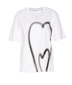 Jersey T-shirt Heart Print