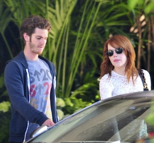 Emma Stone Out and About with Andrew Garfield 2011