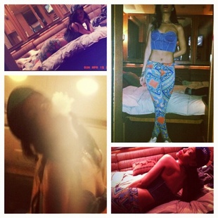 Rihanna Instagram Pic April 14, 2012