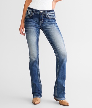 Mid-Rise Boot Stretch Jean