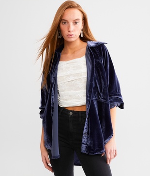 Night Skies Velvet Blouse