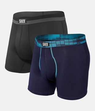 2 Pack Sport Mesh Stretch Boxer Briefs