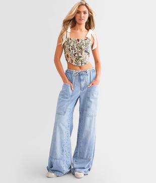 CRVY Outlaw Wide Leg Jean