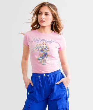 Dragon Cropped Baby T-Shirt