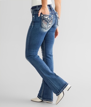 Mid-Rise Boot Stretch Jean