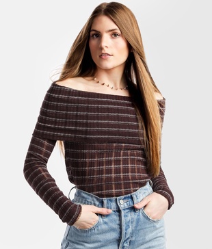 Snowbunny Off The Shoulder Top