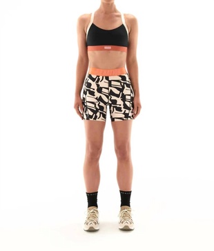 rockland bike short in abstract print