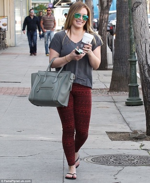 Hilary Duff Studio City January 22, 2013