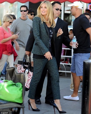 Heidi Klum Santa Monica April 19, 2013