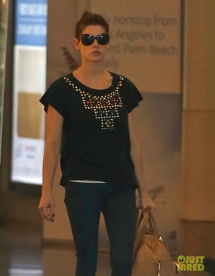 Ashley Greene LAX Airport January 28, 2014