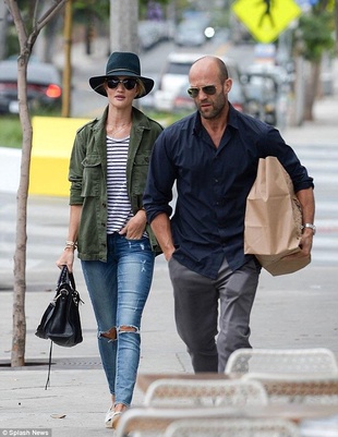 Rosie Huntington-Whiteley West Hollywood June 27, 2015