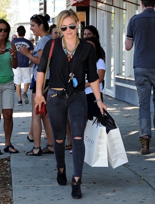 Hilary Duff Out Shopping , August 29, 2014