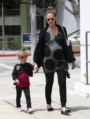 Jessica Alba Out and about at Farmer's Market in Los Angeles June 12, 2011