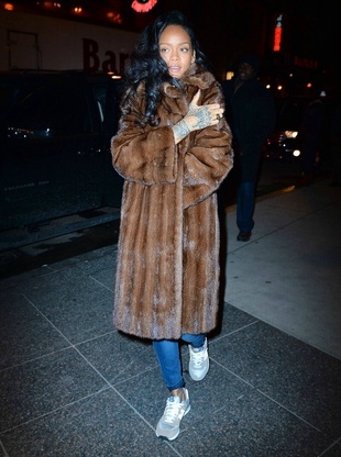 Rihanna Arriving Back at Her Hotel December 15, 2013