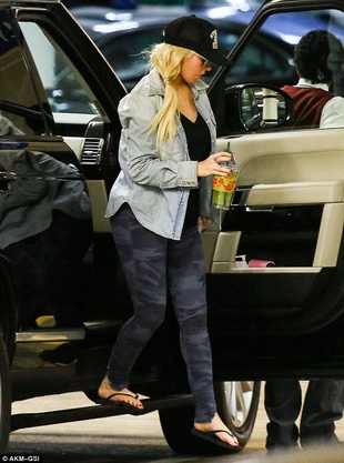 Christina Aguilera Beverly Hills March 21, 2014