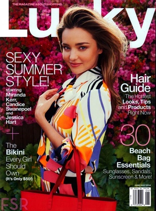 Miranda Kerr Lucky Magazine June/July 2014