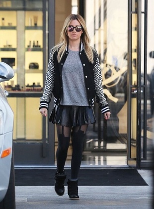 Ashley Tisdale Shopping at Planet Blue December 12, 2013