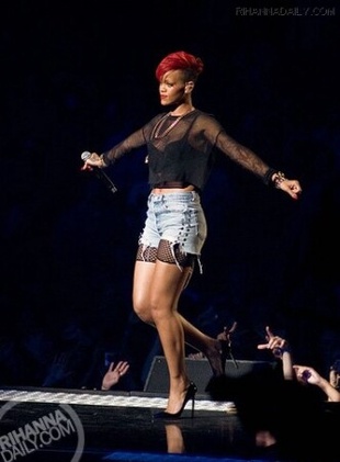 Rihanna Performing at Activision Event June 14, 2010