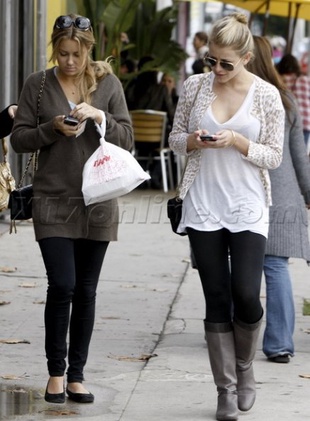 Lauren Conrad Out and About W Friends