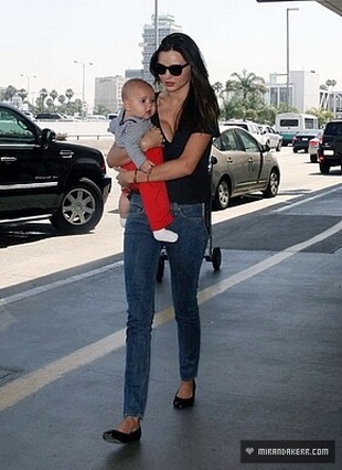 Miranda Kerr at LAX 2011