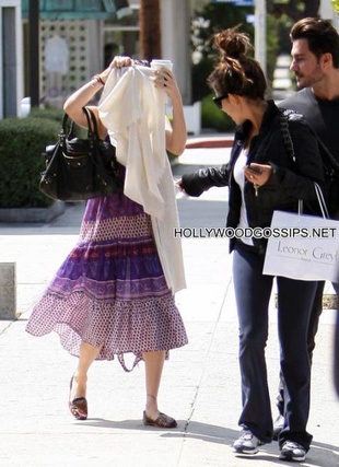 Nicole Richie Leaving Hair Salon April 13, 2010