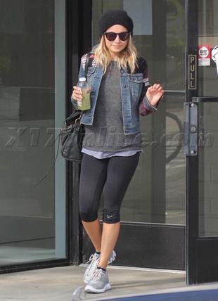 Nicole Richie Leaving the Gym December 16, 2011