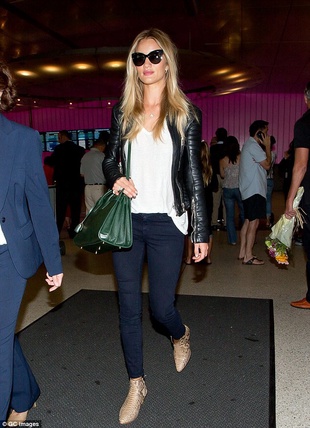 Rosie Huntington-Whiteley LAX June 26, 2014