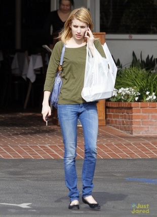 Emma Roberts Out and About January 11, 2012