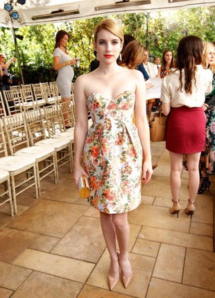 Emma Roberts Cfda/Vogue Fashion Fund Event October 25, 2012