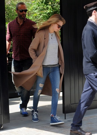 Cara Delevingne Poppy Delevingne's Wedding Rehearsal at St Paul's Church May 15, 2014