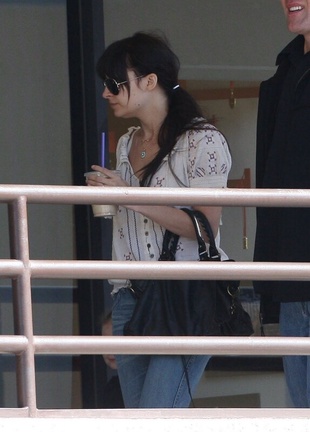 Nicole Richie Picking Up Harlow From a Dance Class in Studio City April 29, 2010