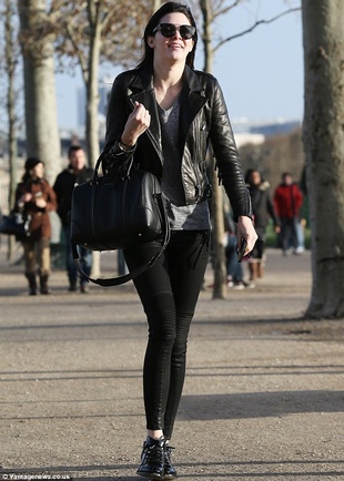 Kendall Jenner Sightseeing in Paris France February 27, 2014