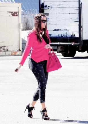 Khloe Kardashian Visits Abc Caskets Factory in East LA June 25, 2012