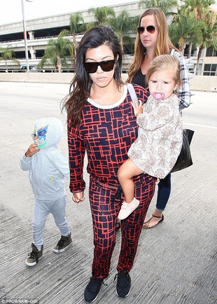 Kourtney Kardashian LAX Airport June 25, 2014