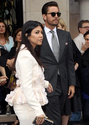 Kourtney Kardashian Kim Kardashian & Kanye West's Pre-Wedding Brunch in Paris May 23, 2014