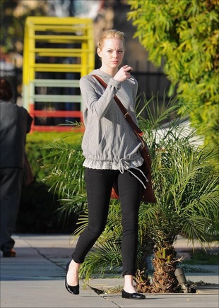 Emma Stone at the Salon in Los Angeles January 24, 2011