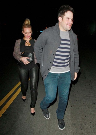 Hilary Duff Out For Dinner in Los Angeles December 29, 2012