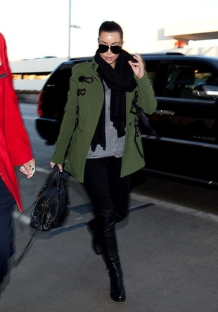 Kim Kardashian Arriving at LAX Airport November 7, 2011