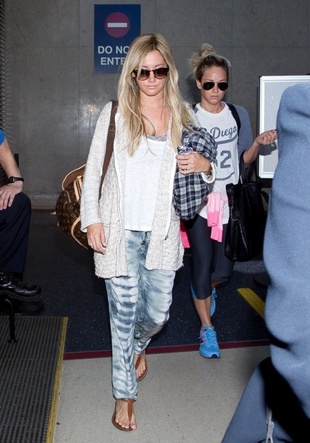 Ashley Tisdale LAX Airport September 5, 2013