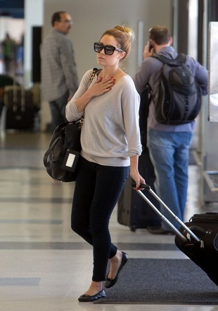 Lauren Conrad Prepares to Depart LAX