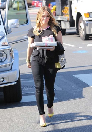 Hilary Duff Leaving the Eveleigh Restaurant in West Hollywood February 9, 2013