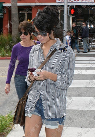 Vanessa Hudgens Leaving the Farm in Beverly Hills February 21, 2009