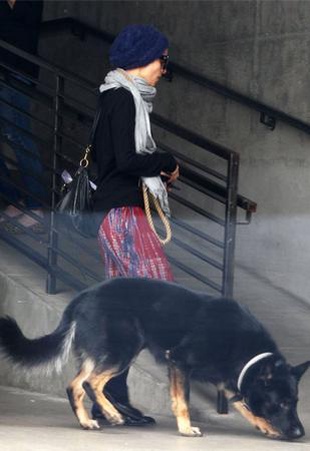 Nicole Richie Heading to Milk Studios May 23, 2014